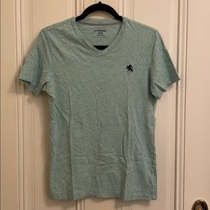 Express XS V-Neck Tee in mint green